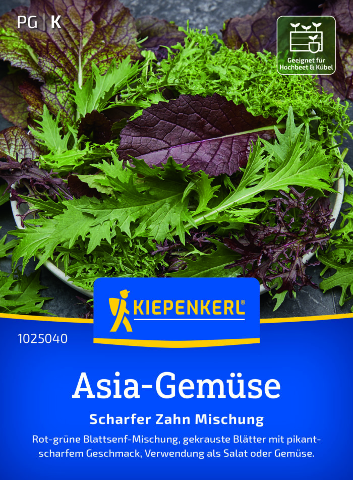 Asia-Gemüsesamen Scharfer Zahn Mischung
